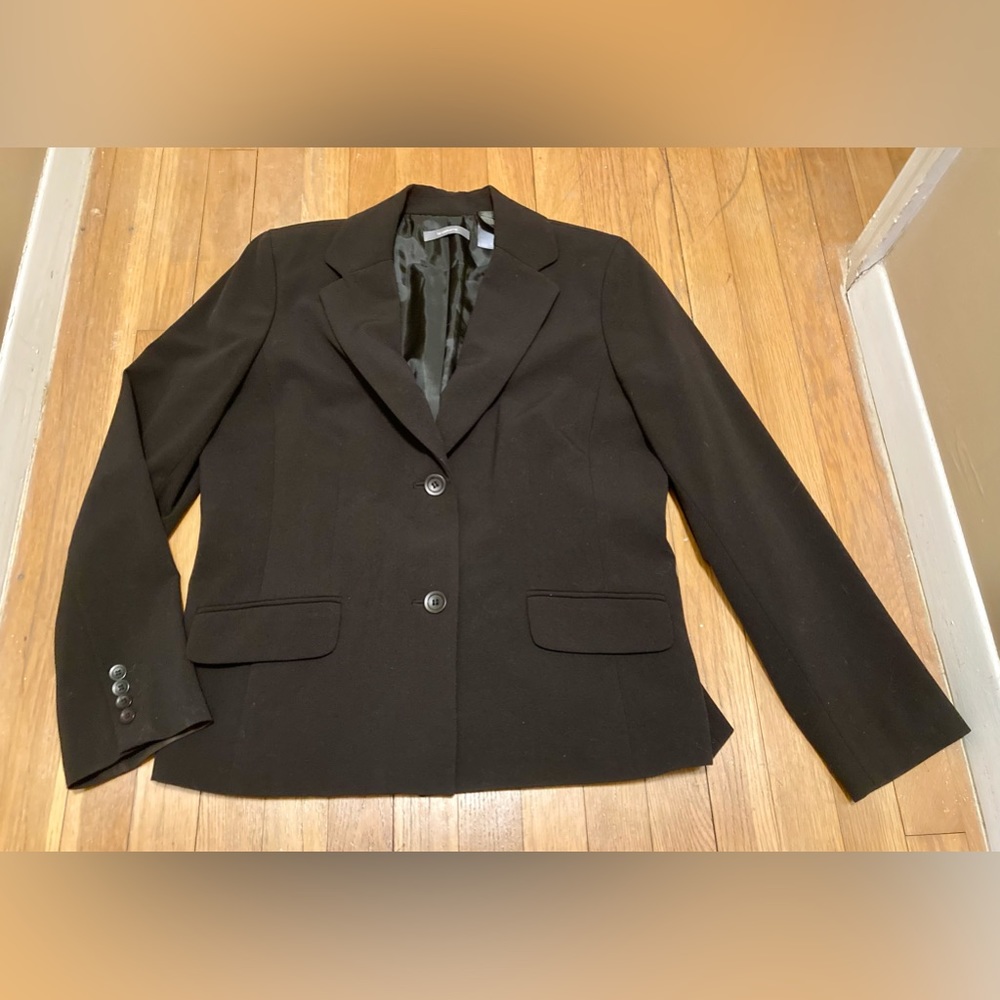 Liz Claiborne Classic Black Blazer (2 buttons) - 14